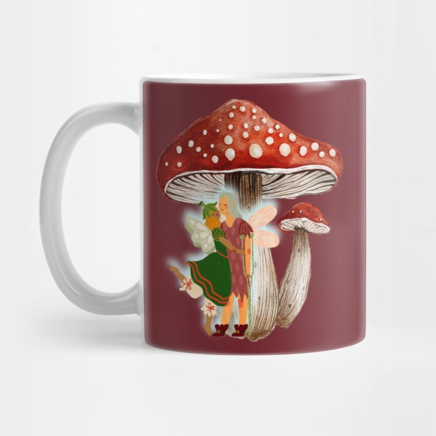 Mushroom Kisses by PicklePrintables